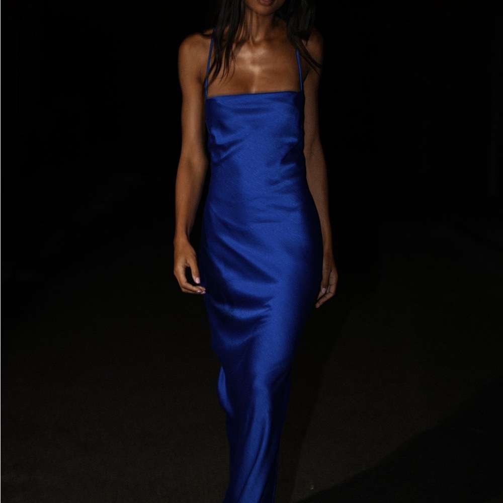 Meshki Royal Blue Maxi Dress